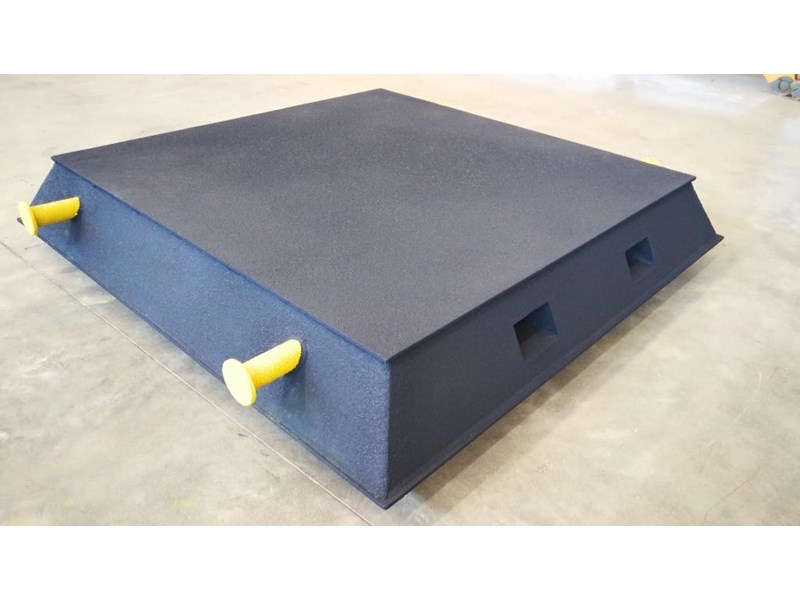 2023 1500X1500 CRANE OUTRIGGER PAD IN STOCK 1500X1500 CRANE OUTRIGGER PAD NATIONWIDE MACHINERY