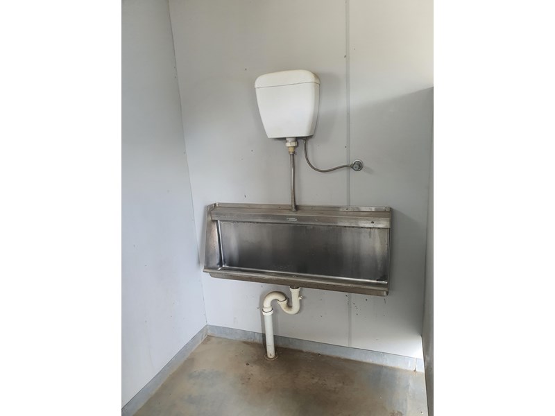 E I GROUP PORTABLES USED 3.6M X 3M TOILET BLOCK for sale