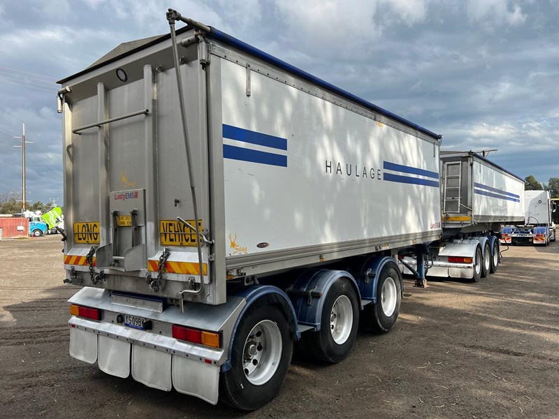 2013 LUSTY EMS B-DOUBLE STAG TIPPER GRAIN TIPPER SET For Sale