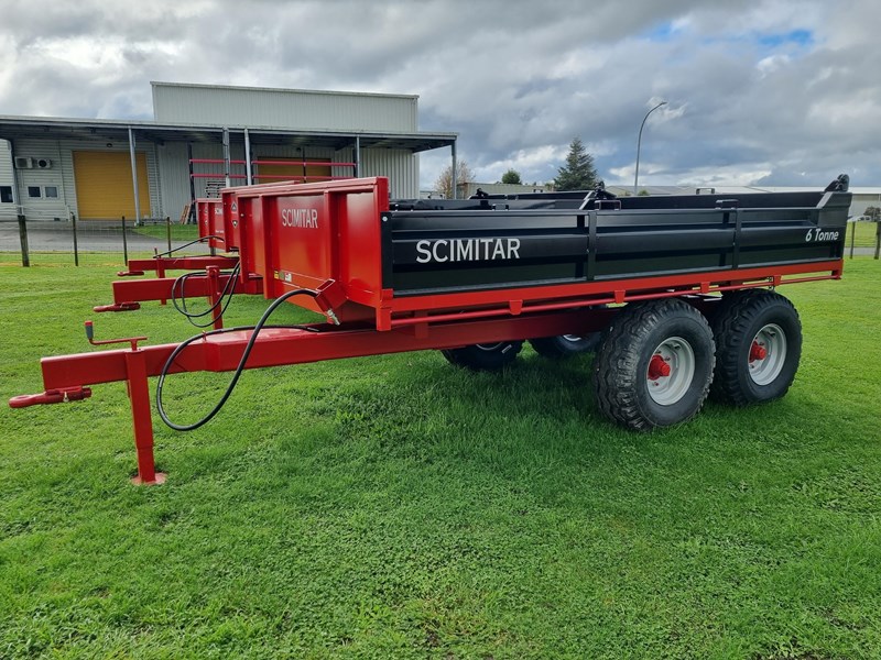 scimitar 6 tonne tandem axle tip trailer 939442 001