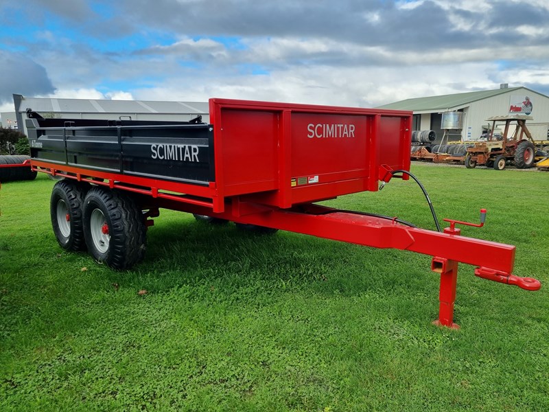 scimitar 6 tonne tandem axle tip trailer 939442 002