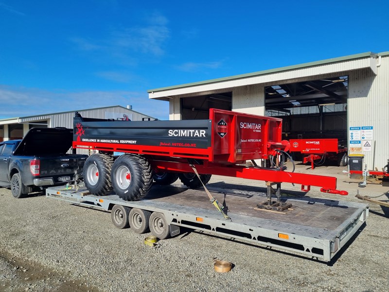 scimitar 6 tonne tandem axle tip trailer 855279 004