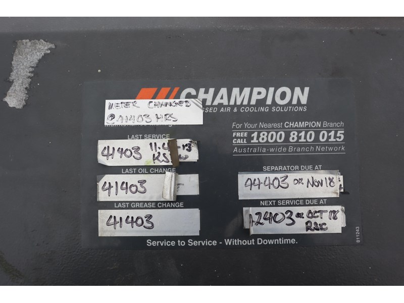 champion dominator ci110 screw air compressor 60cfm 957146 006
