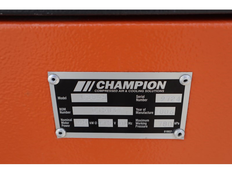 champion cse45 screw air compressor 260cfm 958088 005