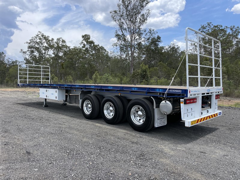 maxitrans 45ft flat top semi trailer 958837 003