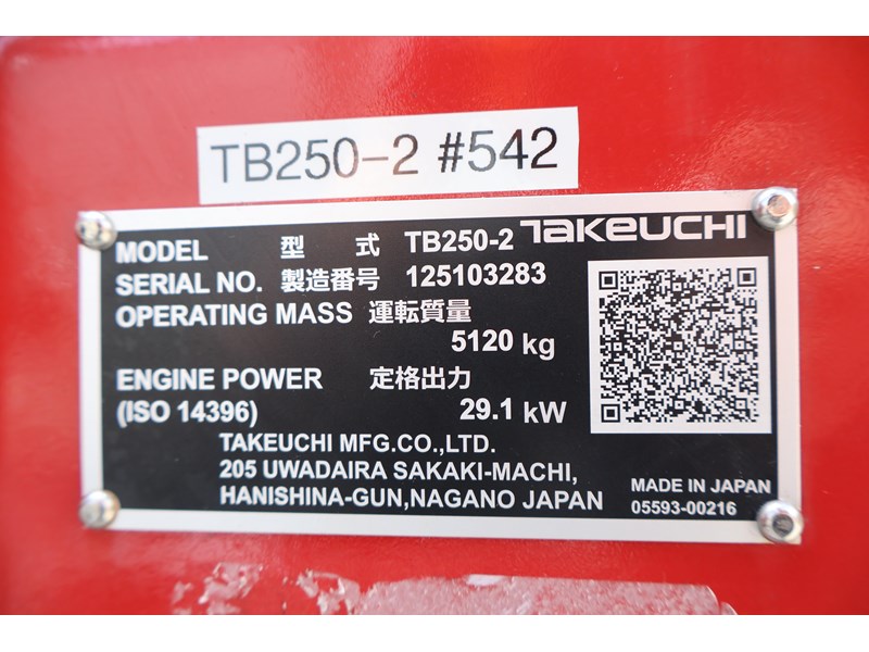 takeuchi tb250-2 965286 008
