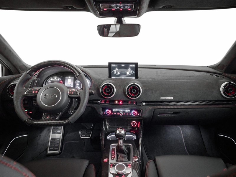 euro empire auto audi carbon fiber interior center console & dash trim for 8v 970479 005
