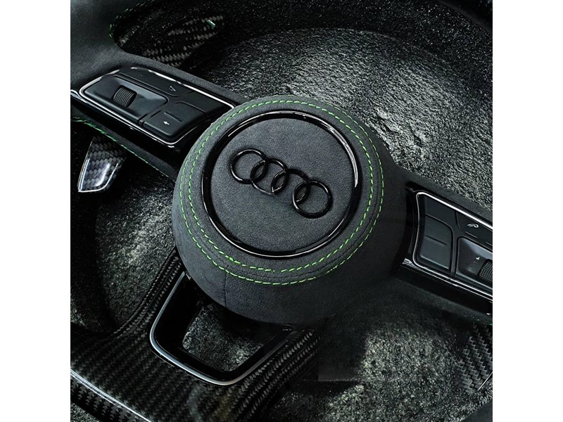 euro empire auto audi custom alcantara steering wheel airbag cover 970503 004