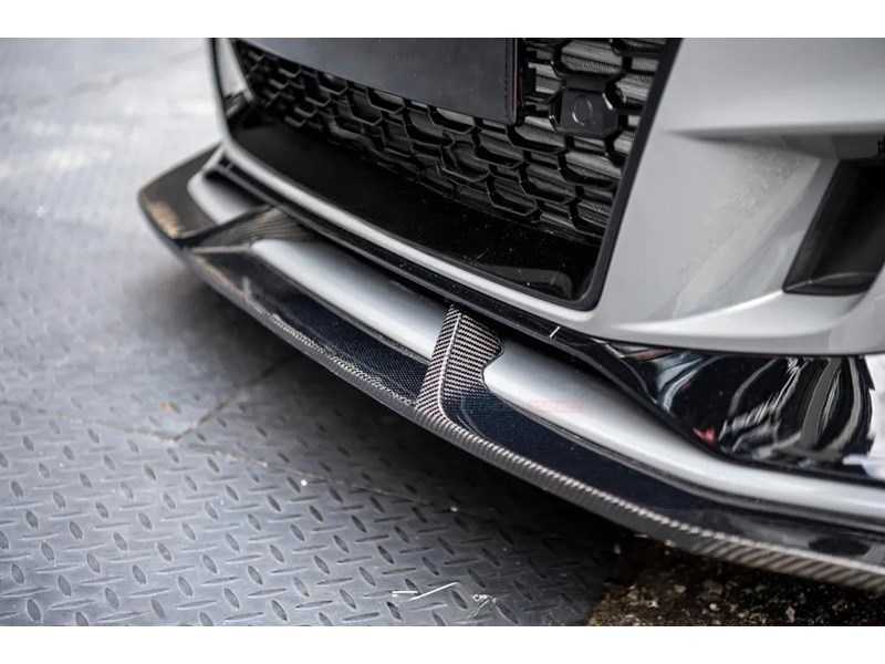 euro empire auto audi carbon fiber jc style front splitter for 8v rs3 fl 970509 001