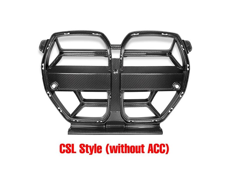 euro empire auto bmw csl style gloss black front grille for m3/m4 g80 (2021-2023) 970658 004