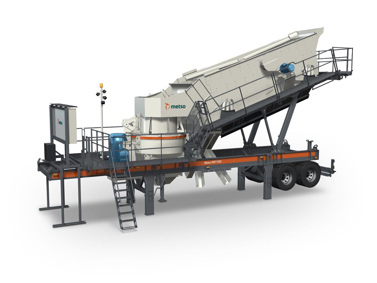 Metso Nw7150s Rapid Portable Vsi Crusher For Sale