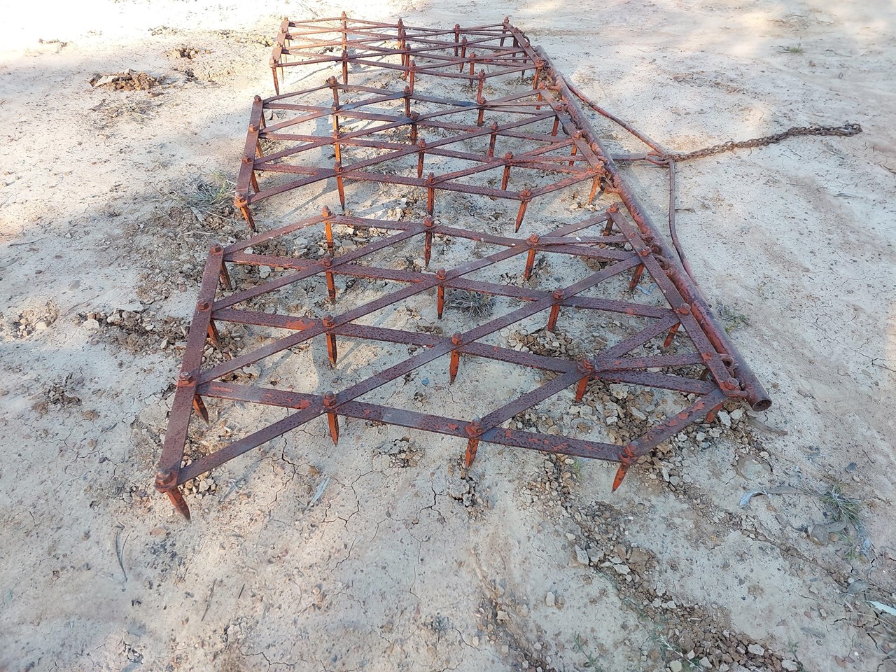 3 GANG DIAMOND HARROWS for sale