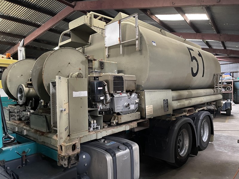 2001 MARSHALL LETHLEAN JET A1 ALUMINIUM FUEL TANK WITH PUMPING GEAR for