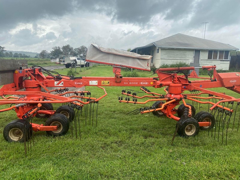 KUHN GA 6002 TWIN ROTOR RAKE for sale