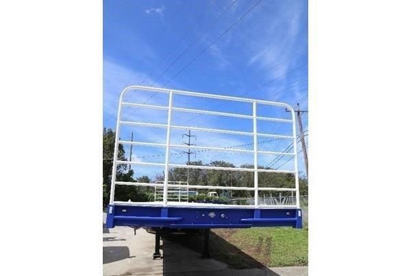 aaa 45' flat deck trailer with pins and airbag suspension 874804 021