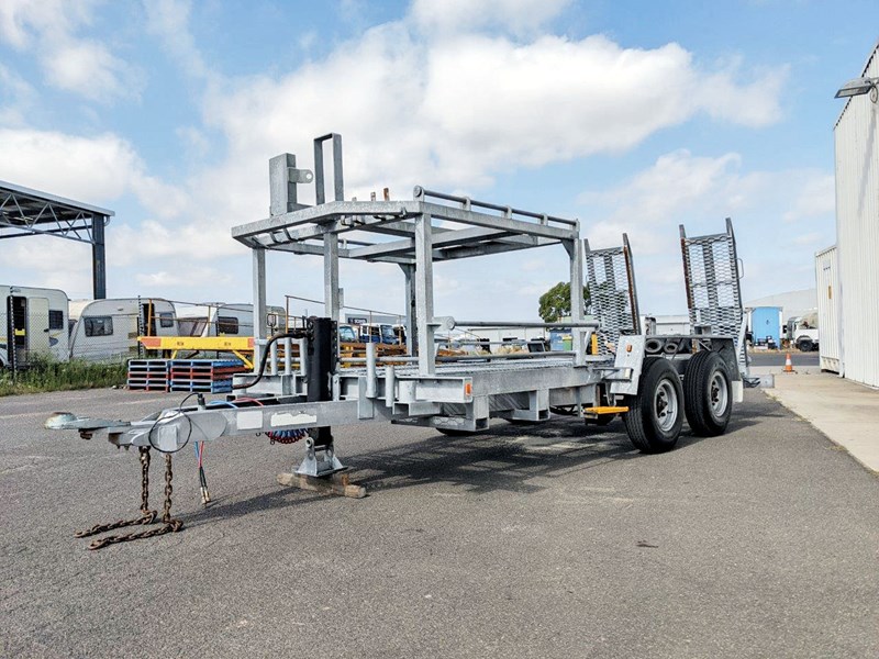 2008 ALLY WELD DUAL AXLE GALVANISED PLANT TRAILER for sale