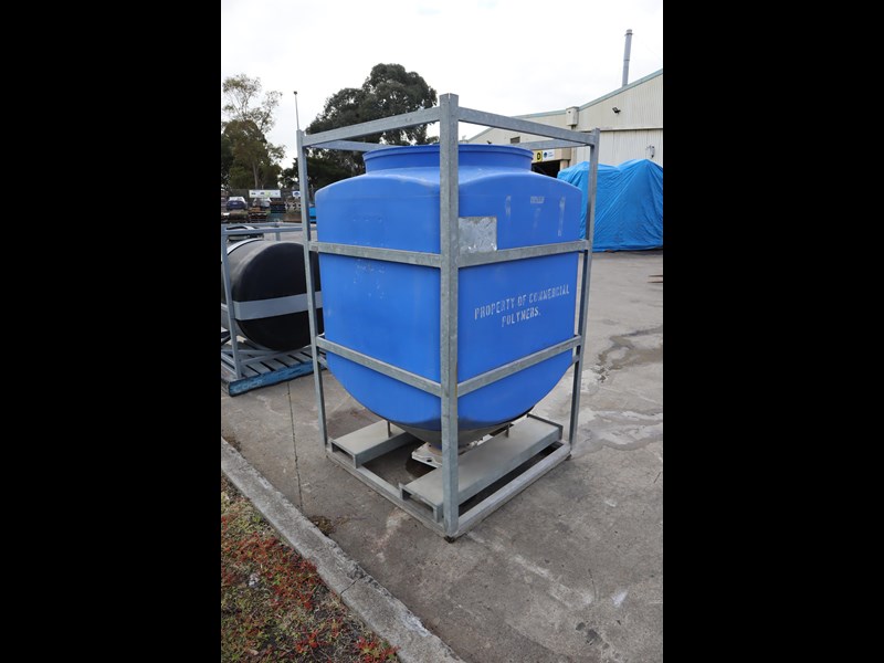 PLASTIC HOLDING TANK CONTAINER 1200L for sale