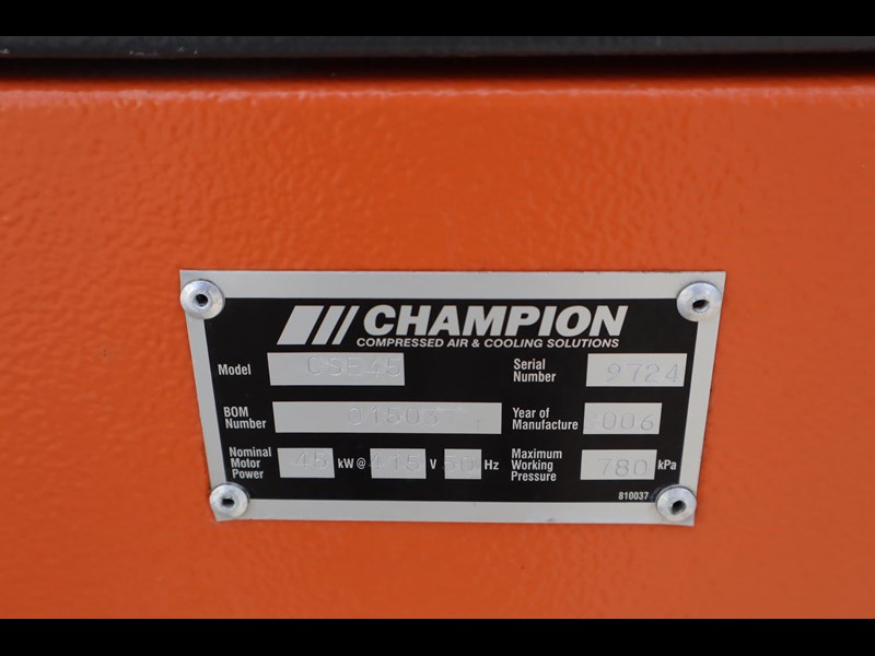 champion cse45 screw air compressor 260cfm 958088 009