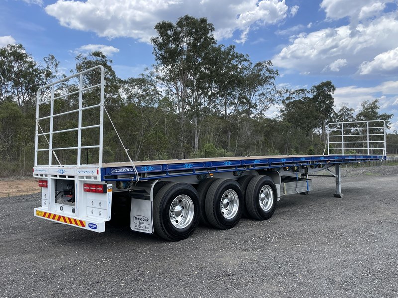 maxitrans 45ft flat top semi trailer 958837 043