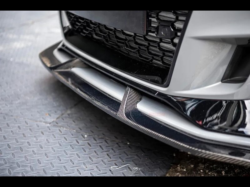 euro empire auto audi carbon fiber jc style front splitter for 8v rs3 fl 970509 001