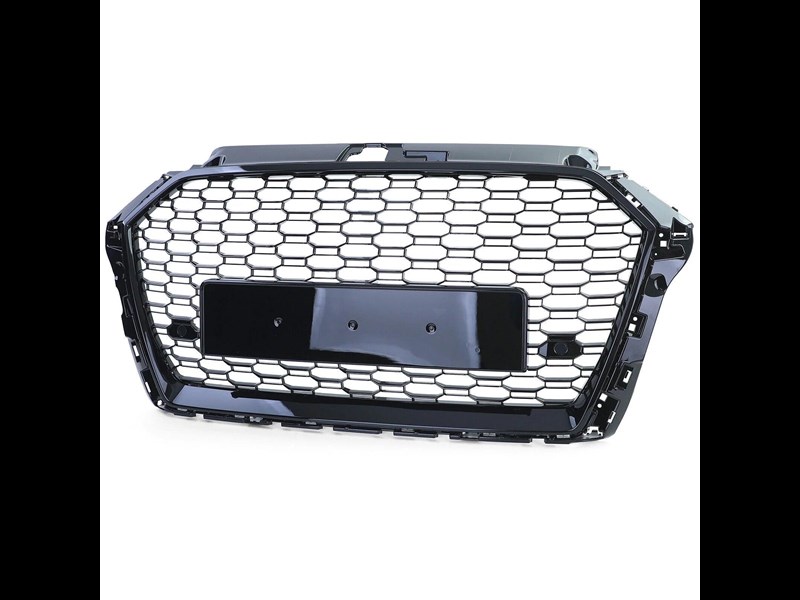 euro empire auto audi gloss black honeycomb style front grille for 8v fl 970520 003
