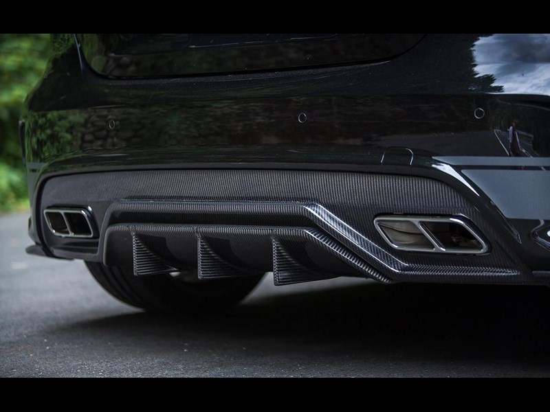euro empire auto mercedes carbon fiber varis style rear diffuser for w176 970735 001