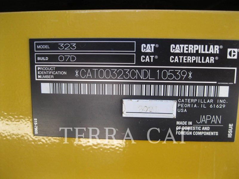 caterpillar 323-07 973886 011