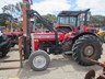 massey ferguson 240 tractor with front mount forklift 835976 026