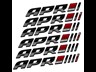 euro empire auto apr stage 1 & 2 & 3 rear badges for audi & volkswagen 970525 006