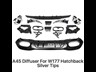 euro empire auto mercedes a45s style rear diffuser with exhaust tips for w177 970714 010