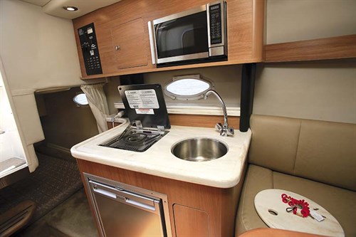 Rinker Express Cruiser galley