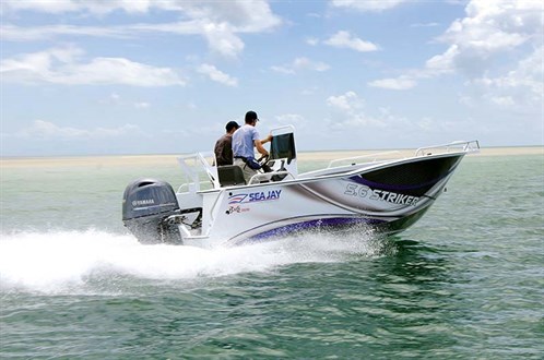 Yamaha F130XA on Sea Jay 5.6 Striker