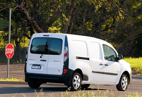 Renault -Kangoo -ZE,-review ,-van ,driving ,-rear ,-ATN