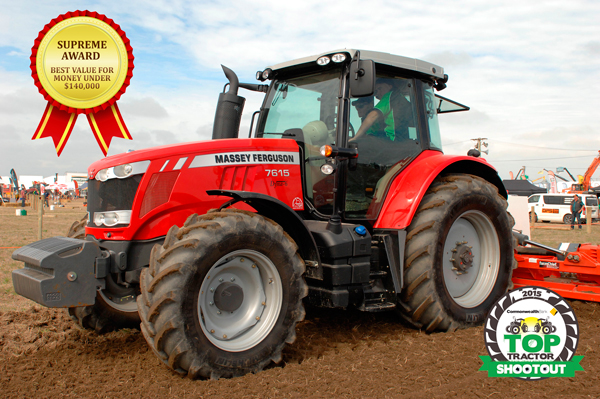 Top Tractor Shootout 2015 winner-Massey Ferguson 7615 Dyna 6