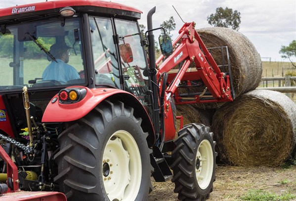 Branson K78C Tractor -pick Hay Bales -2185