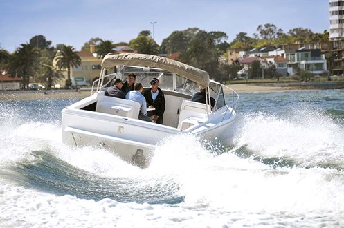 Caribbean 27 Runabout ride