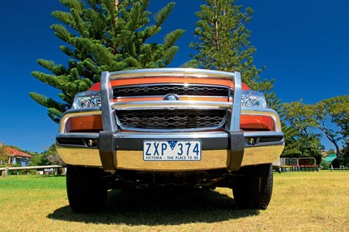 Front grill of Holden Colorado - LTZ