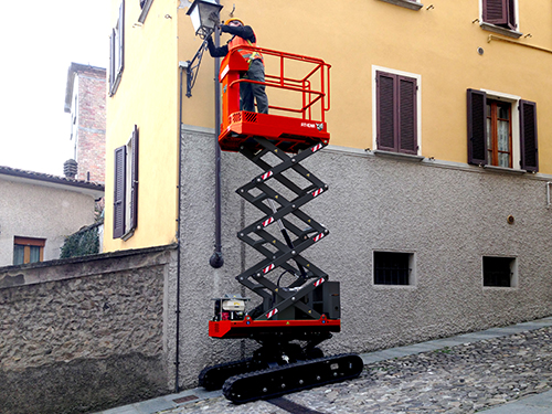 Athena -bi -levelling -tracked -scissor -lift -b1