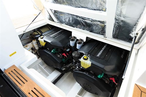 Twin Volvo Penta D3 marine engines