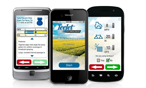 Tee Jet -spray -select -app