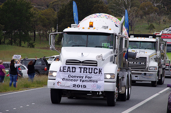 Canberra -Convoy ,-Cancer -Families ,-2015,-event ,-Trade Trucks 18