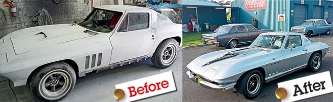 Corvette -c 2-before -after
