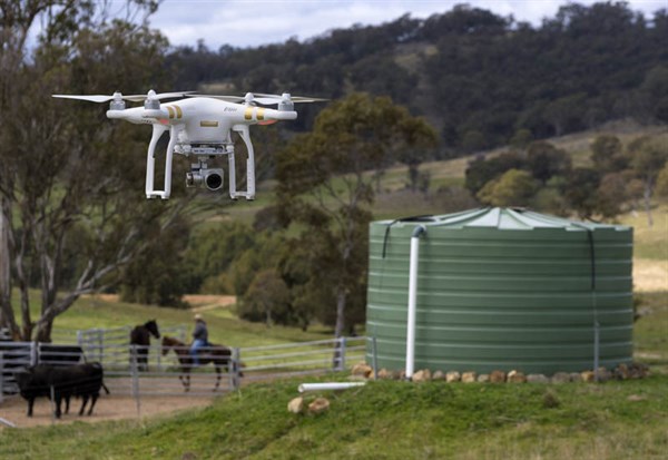 DJI Phantom 3 Drone _monitor Water Tank Levels _9180