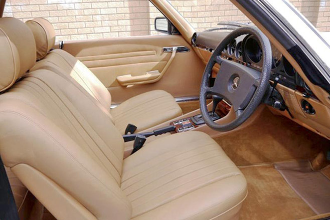 Mercedes -benz -450slc -interior -front -sm