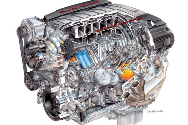 Corvette -c 7-engine -2