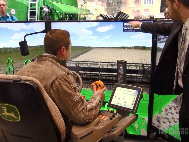 John Deere Agritechnica Go Harvest Combine Simulator
