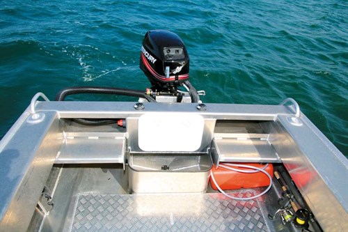 Fish City FC465 transom