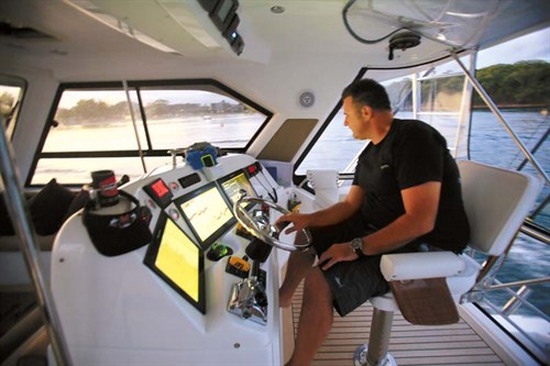 Marine electronics on Caribbean 49