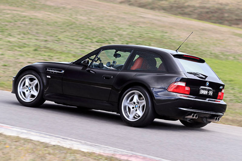 BMW-Z3-M-Coupe -ontrack -rear