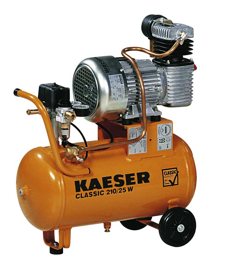 Kaeser Classic 210 reciprocating air compressor
